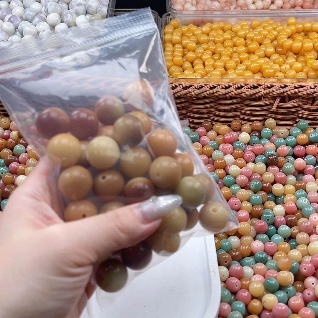 白玉菩提吊坠a微瑕锅底17mm/30颗