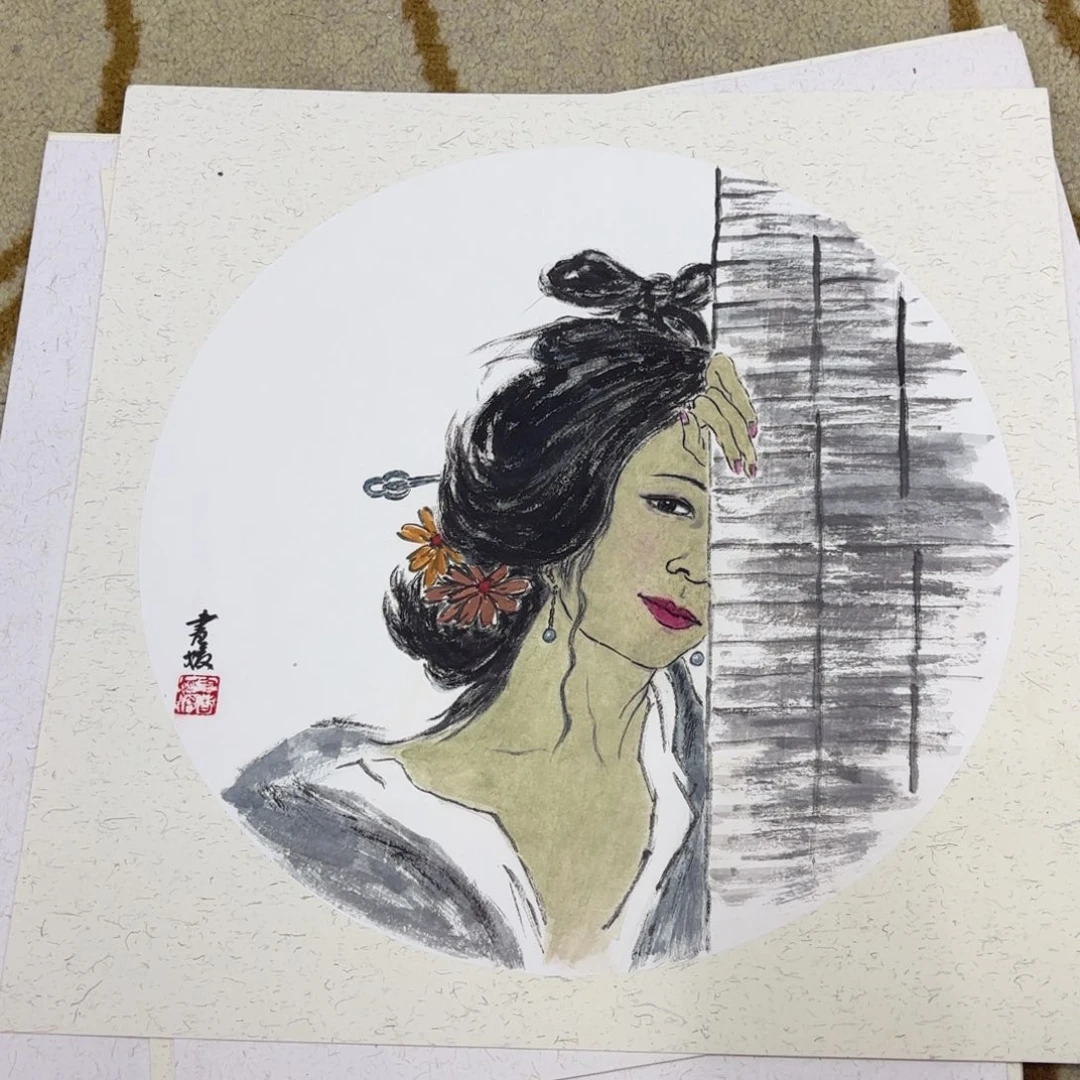 国画国画老师作品刘