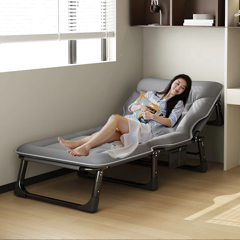 德国FS折叠床单人床午休躺椅家用多功能便携行军床成人午睡神器