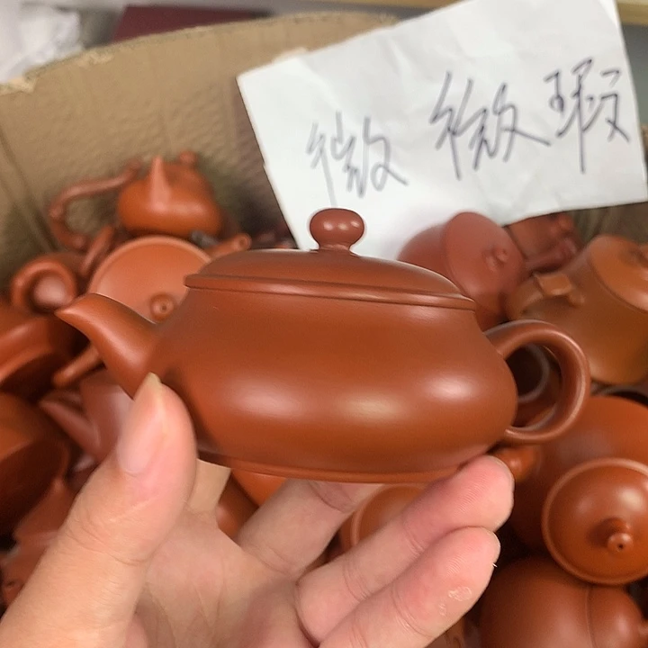 原矿朱泥茶具茶壶家用130