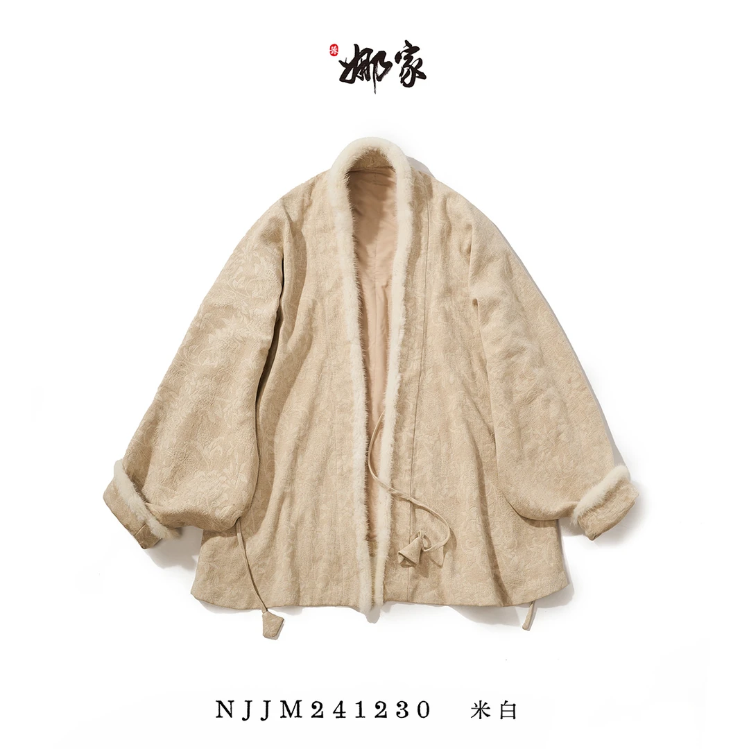 娜家中式棉衣NJJM(241230)时尚宽松秋冬百搭气质古风