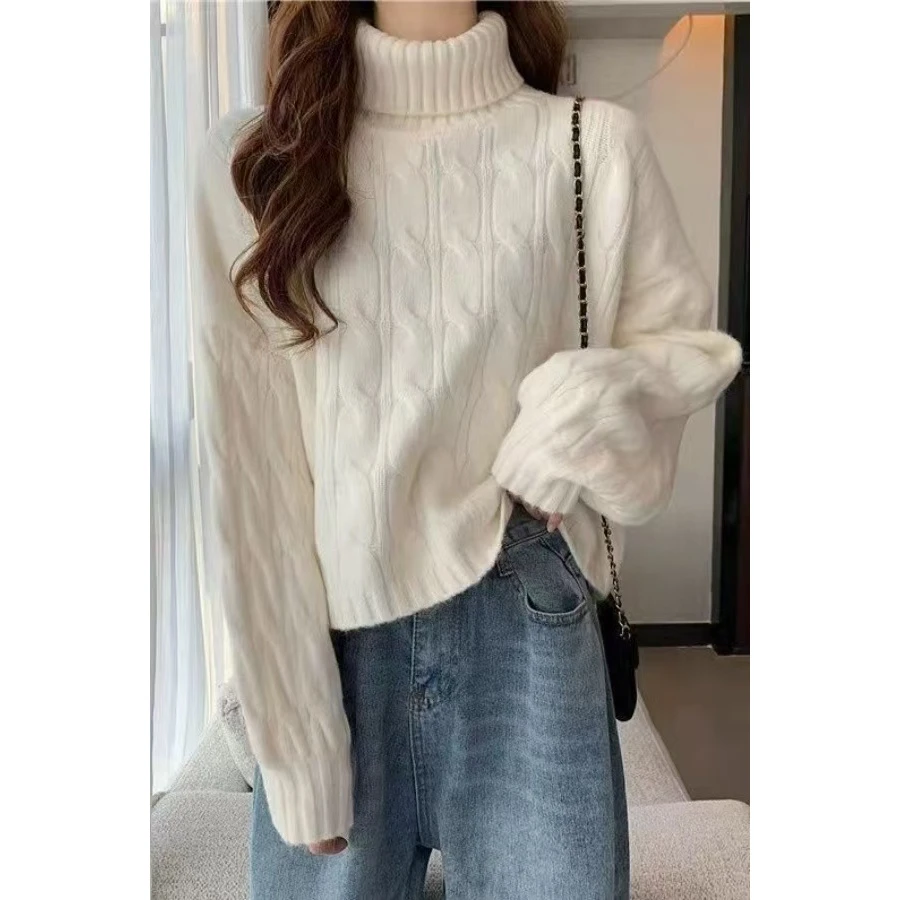 【安小姐优选】3251-3300冬季长款毛衣裙修身时尚气质小众复古美