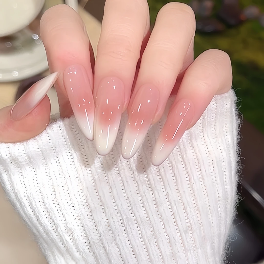茉白云上10片【现】Kull库姥姥轻奢手工纯欲腮红春夏显白穿戴美甲