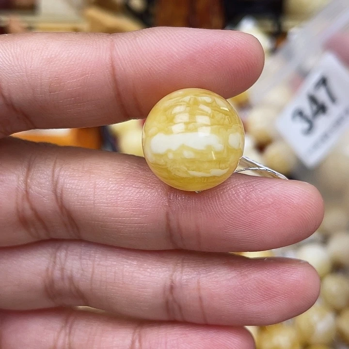 蜜蜡未镶嵌珠宝奇石粉17.5虎皮