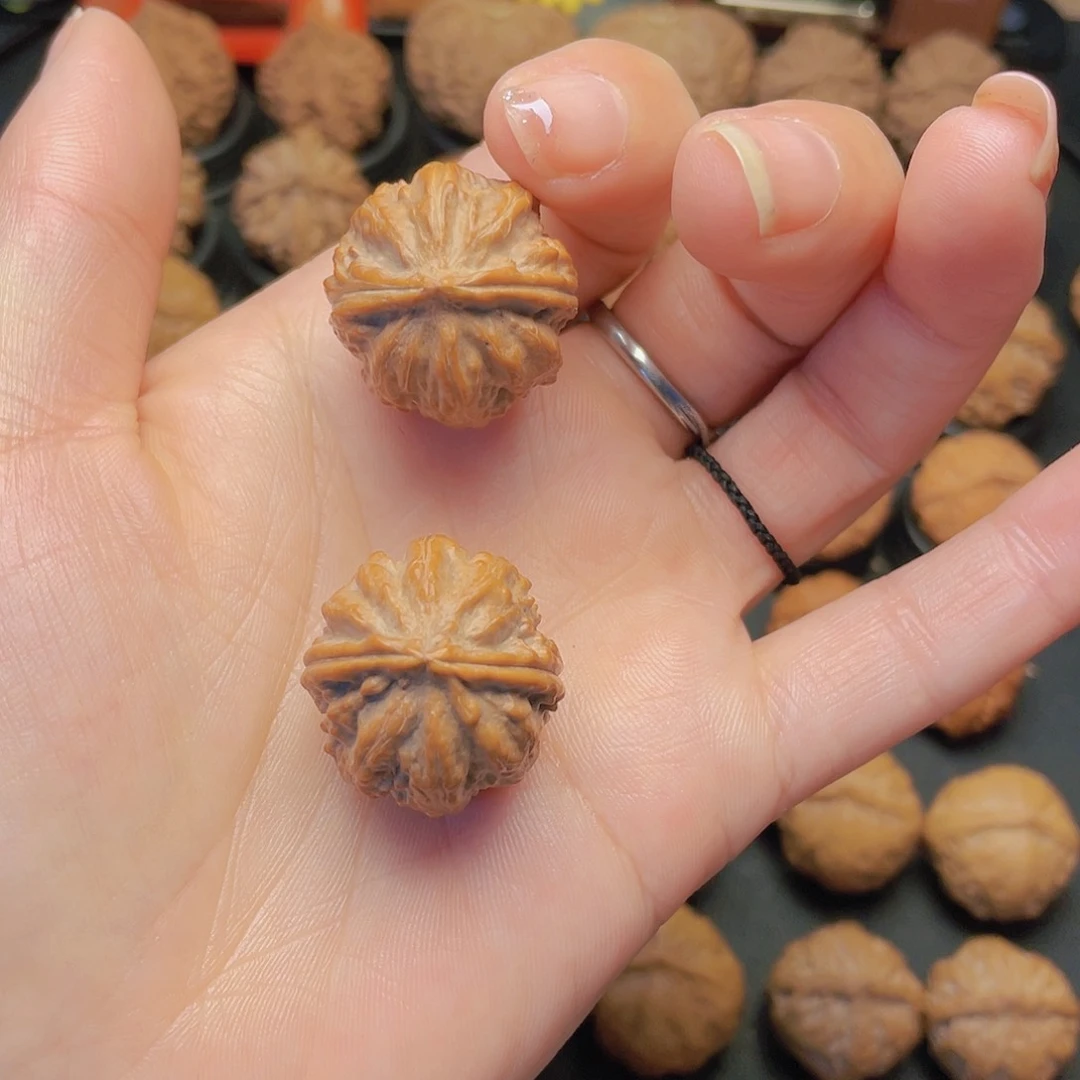 文玩核桃把件文玩核桃小京八棱