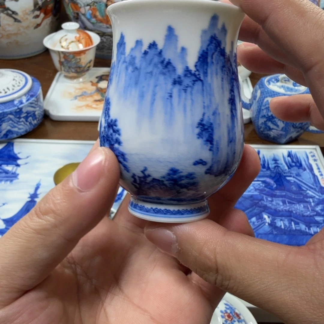 用***8全手工全手绘陶瓷