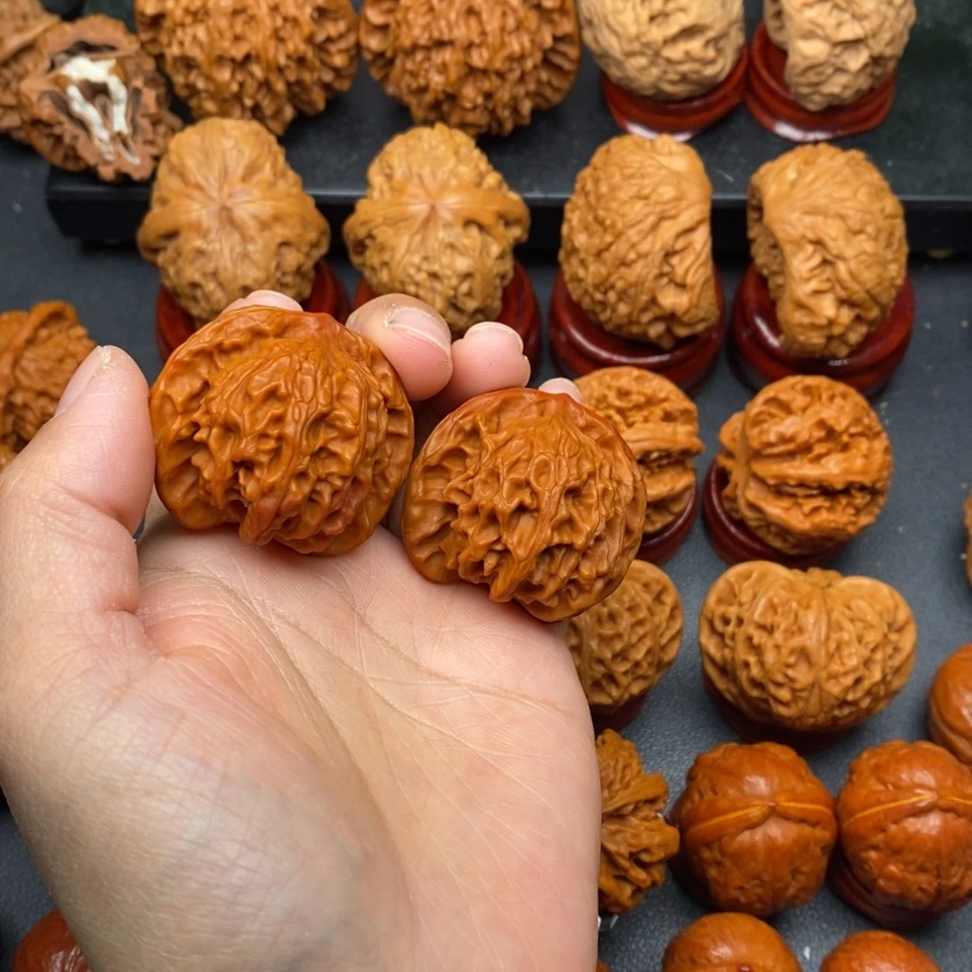 把件文玩核桃40公子帽