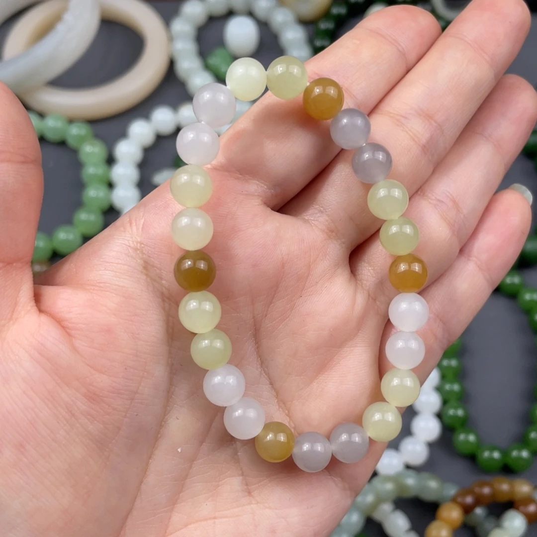 和田玉手串未镶嵌