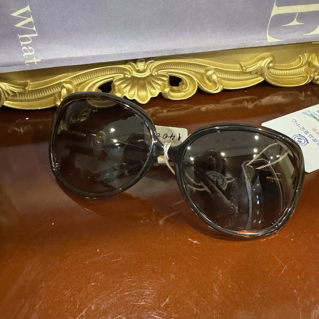 95新 DIOR/迪奥 茶色方框墨镜/AR03320005/0005