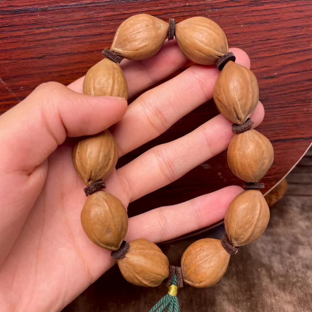 文玩橄榄核单籽橄榄胡原料橄榄核雕手串男士手链手把件