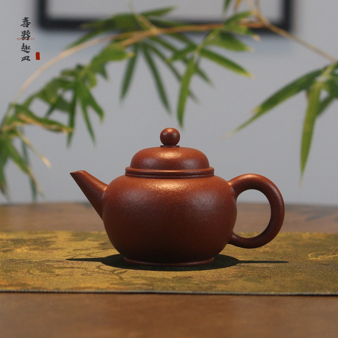 喜器 林海奇-水平壶 约100cc 全手工潮州薄胎手拉壶 泡茶壶茶具