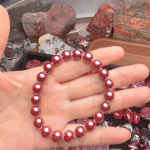 【闪购商品】天然辰砂天然原矿朱砂手串