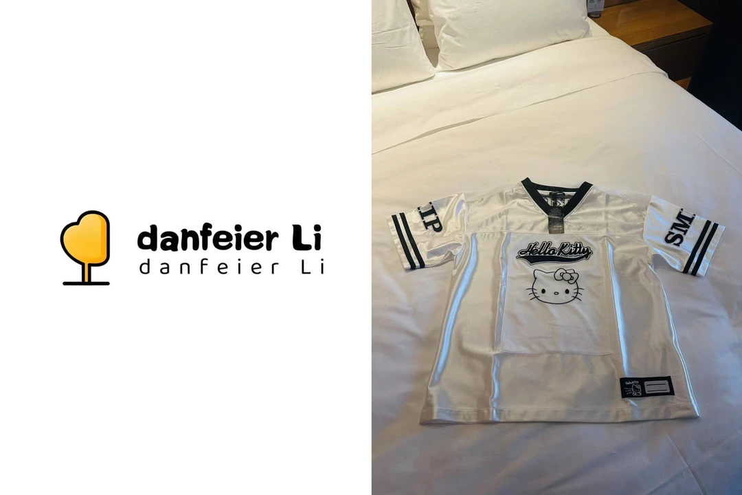 《丫丫推荐款》0390设计款银白色V领猫咪短袖T恤