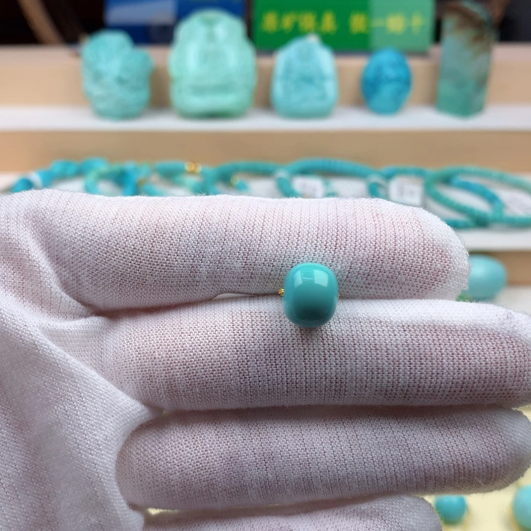 绿松石未镶嵌珠宝奇石10mm