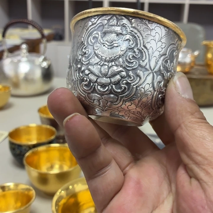 李小鹤金包银八宝吉祥杯120毫升
