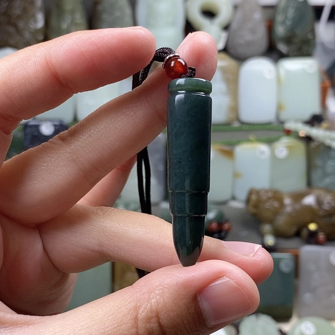 和田玉（青玉）未镶嵌颈饰