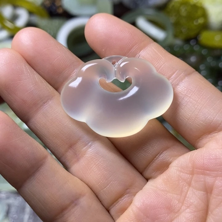 岫玉岫玉挂件未镶嵌