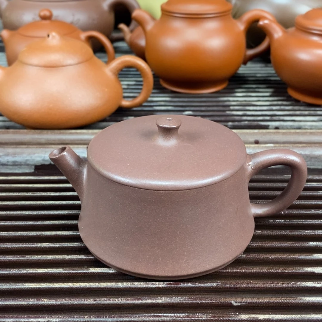 紫砂茶壶宜兴原矿紫砂壶云柱130c