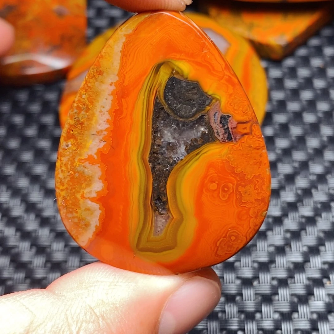 玛瑙/玉髓吊坠(不含链)未镶嵌长*