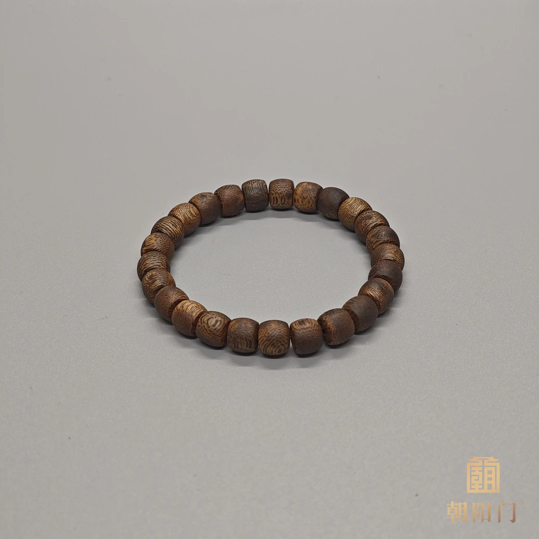 【E18】沉香直切手串9分沉9mm左右男女同款海南莺歌绿