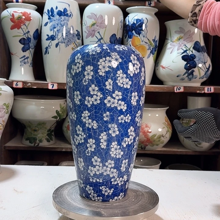 瓶大萝卜冰梅花新款陶瓷陶瓷