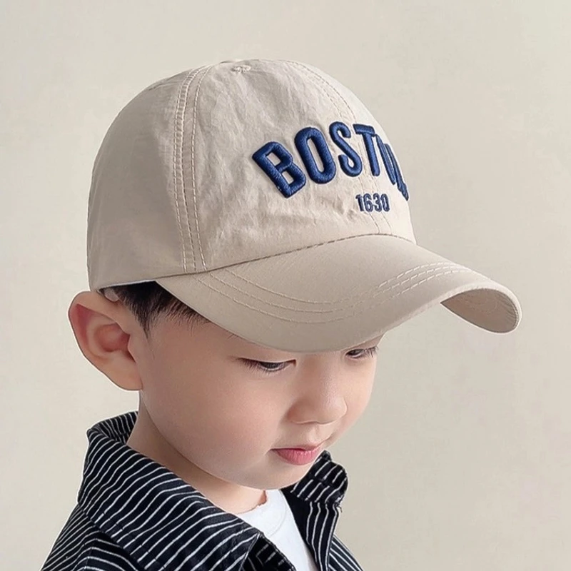 儿童帽子男孩夏款速干鸭舌帽太阳帽男童遮阳帽防晒棒球帽2025新款