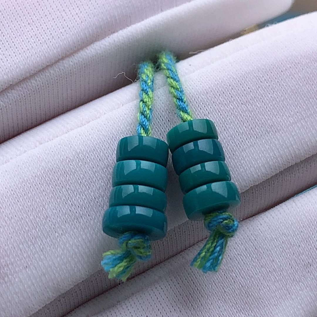 未镶嵌绿松石珠宝奇石4.8-5.3mm