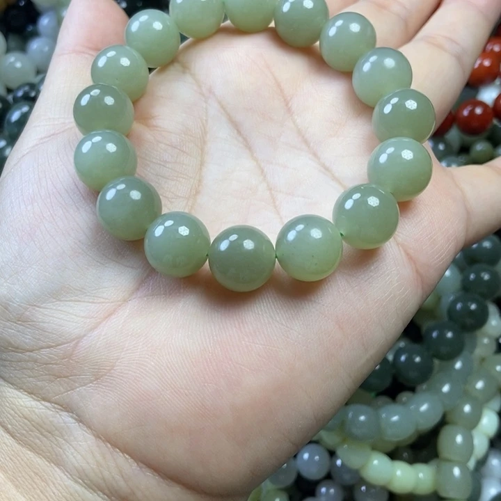 和田玉未镶嵌手链卡12