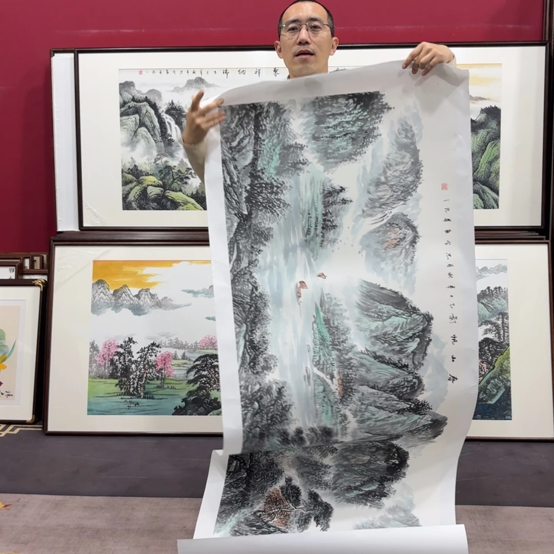 国画手绘作品210/80