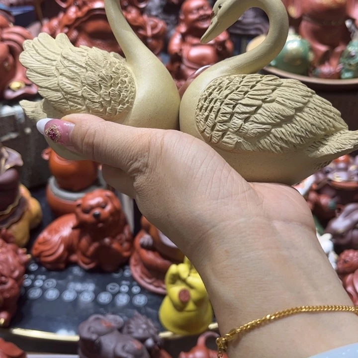 紫砂茶宠特惠天鹅