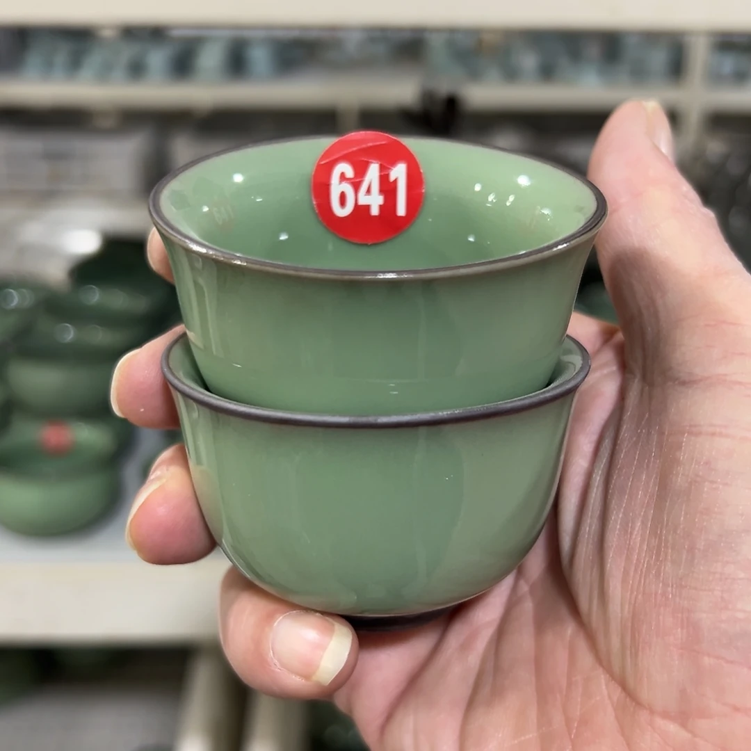 微瑕陶瓷茶壶茶杯家用