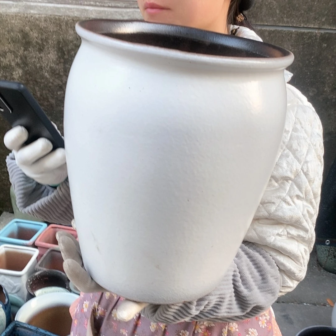 紫砂花盆正品口25高30