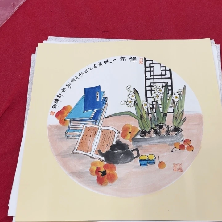 国画花鸟的翅膀是一个