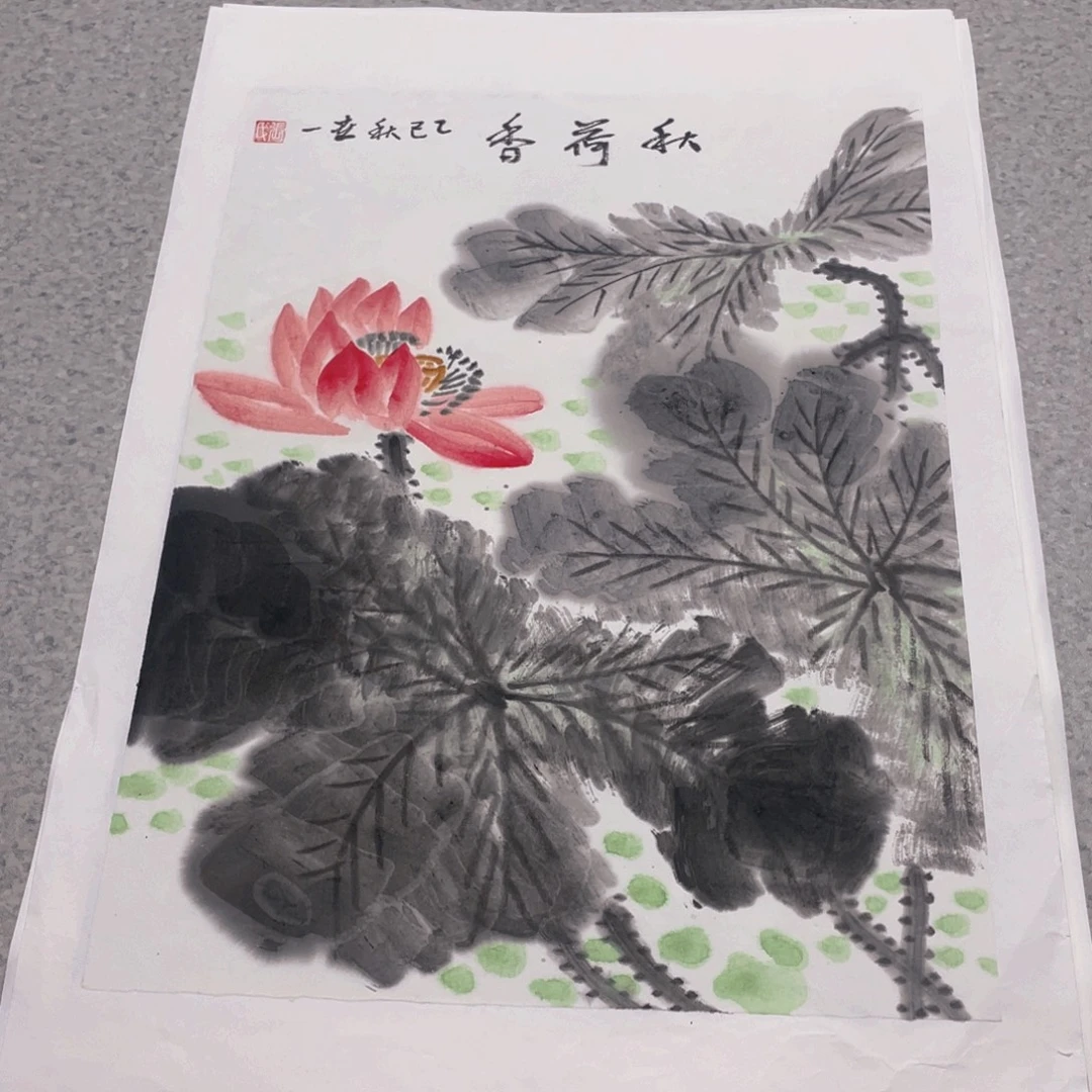 国画1.4平尺纯手绘国画作品