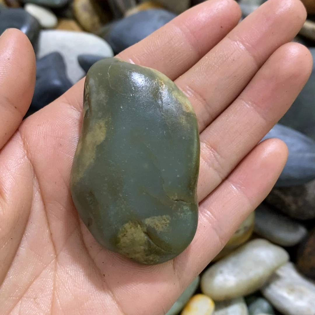 和田玉未镶嵌挂件41