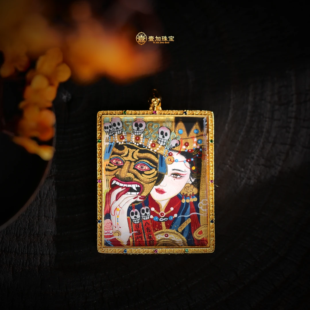 壹加小羊|扎基拉姆前世今生唐卡吊坠