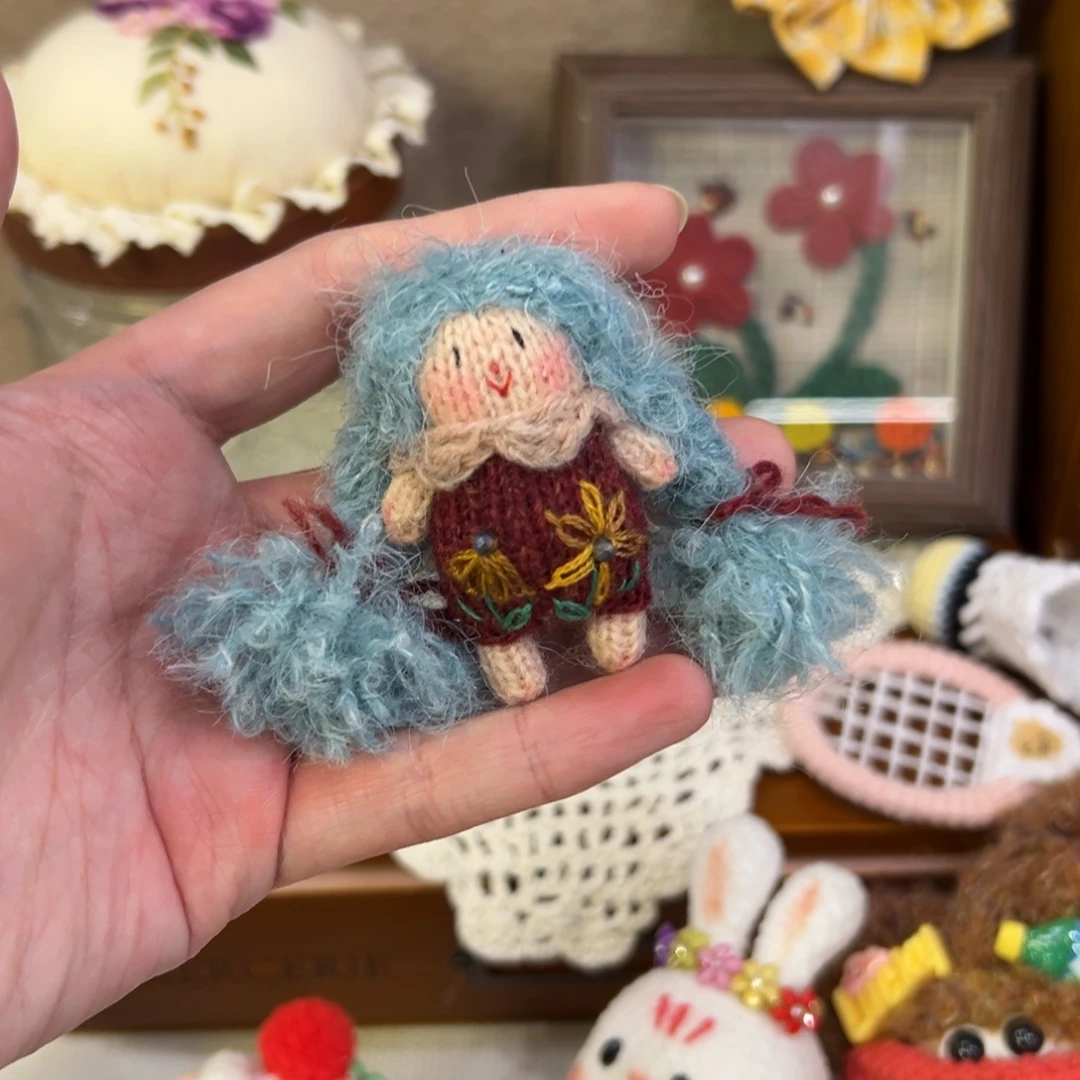 毛绒钩织刺绣手工包包玩偶居家用品