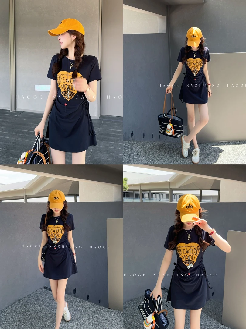 浩哥严选●夏日冰果HGX5LYQ1840A连衣裙预时尚显瘦夏季小众设计感