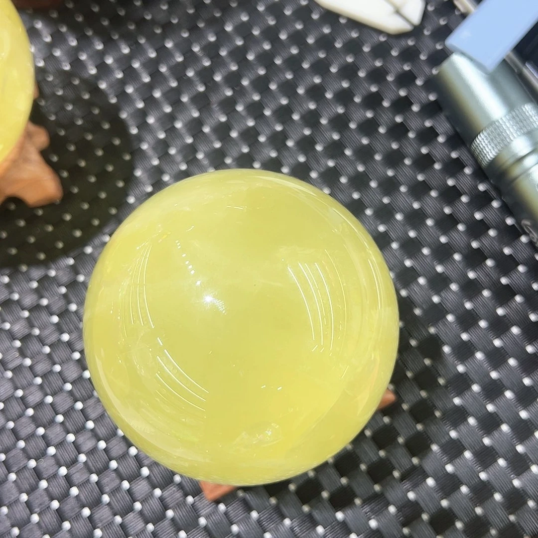 水晶水晶球摆件未镶嵌蓝**头