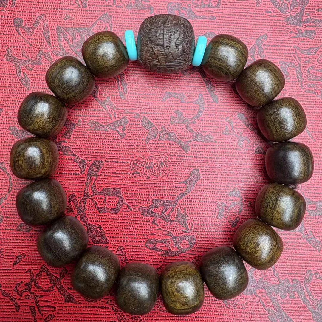 （开总文玩）天然沉香木串809