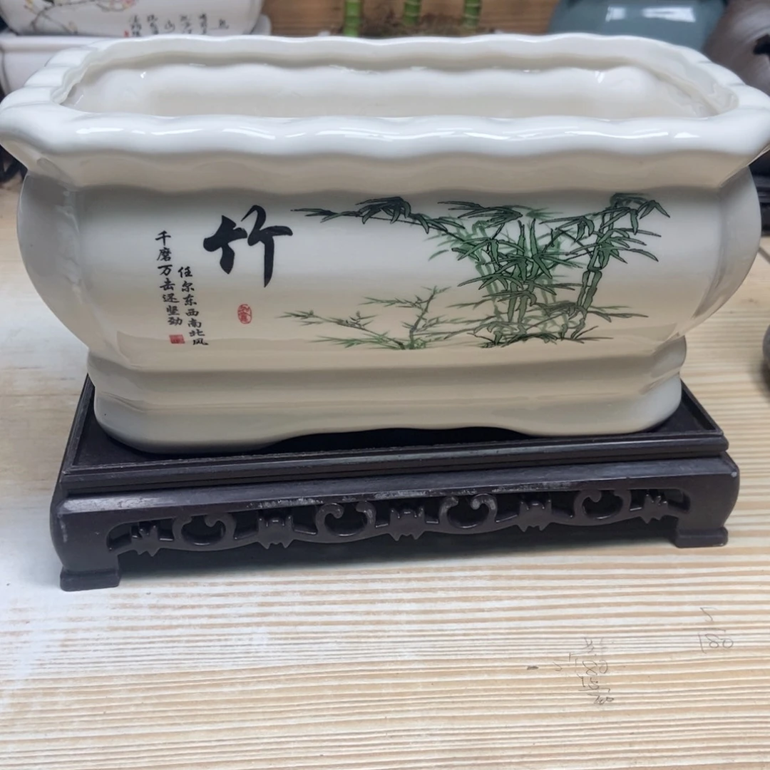 瓷片陶瓷花盆陶瓷艺术