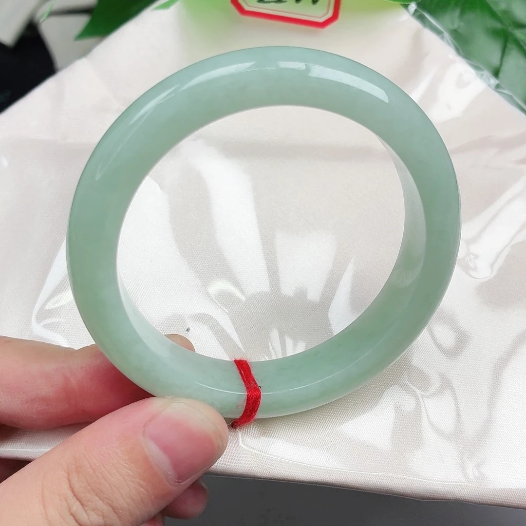 翡翠未镶嵌手镯正圈002