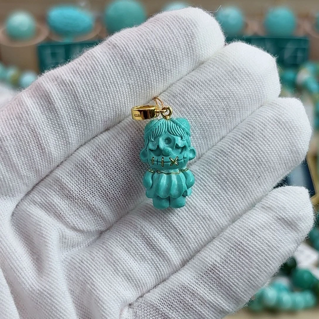 绿松石未镶嵌珠宝奇石