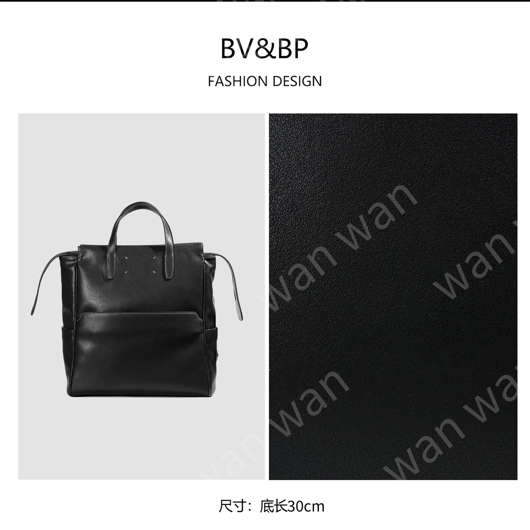 秋冬轻奢休闲手提大容量双肩包BV241075-赫本黑