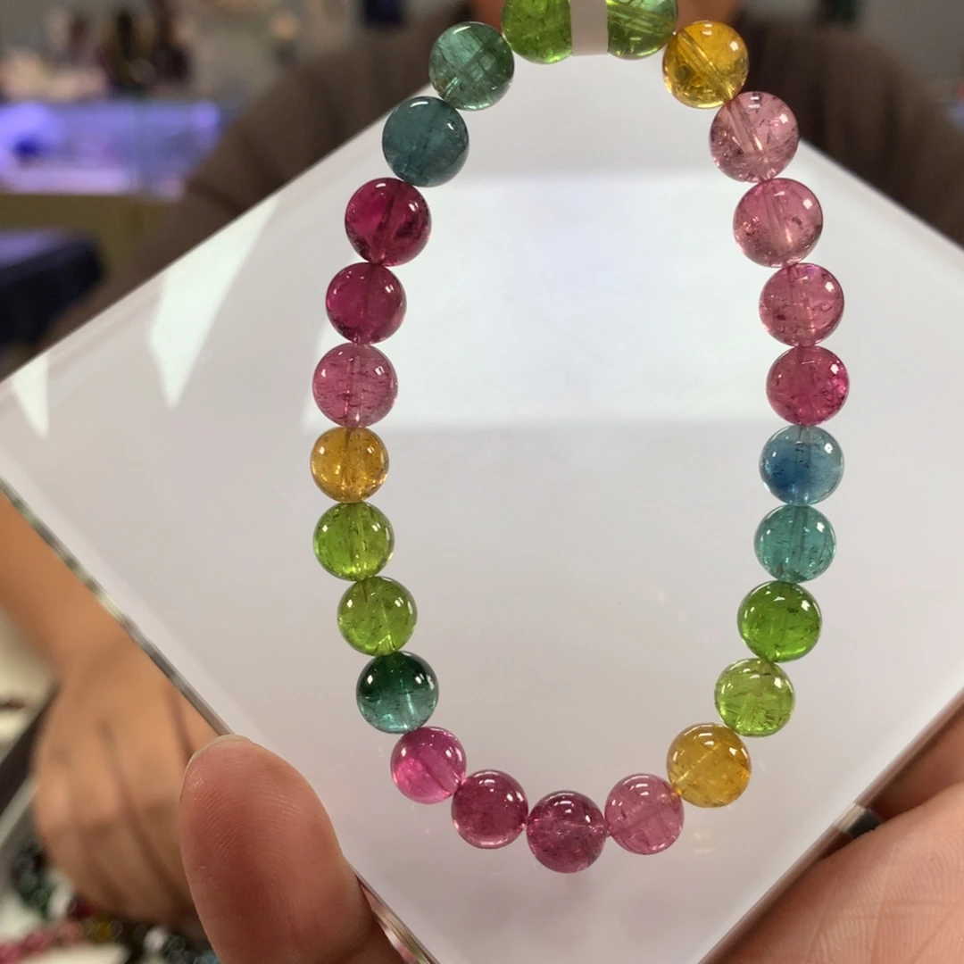 手链碧玺未镶嵌7.5左右