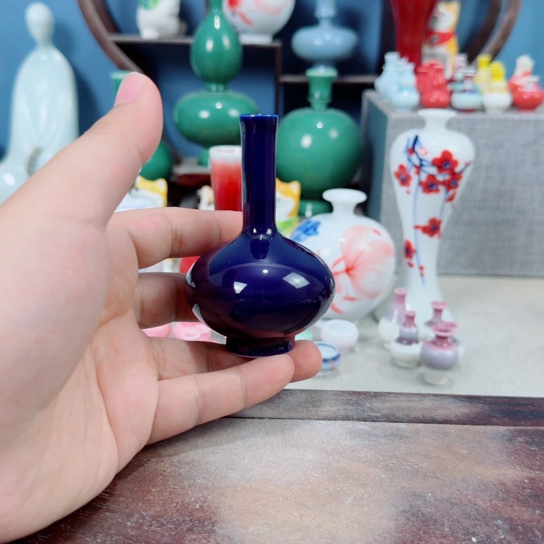 陶瓷手工小花器摆件