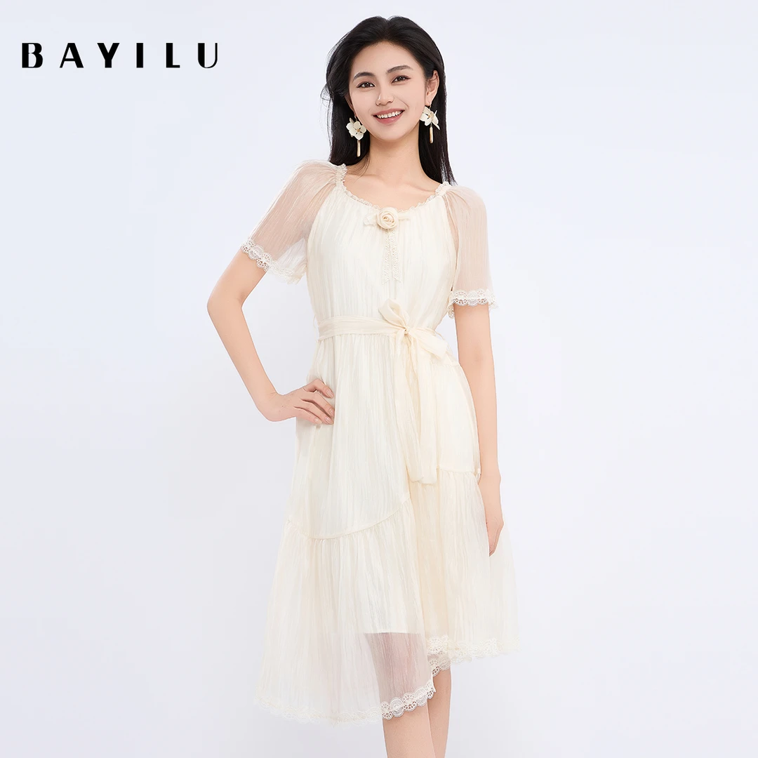 【千颂妮专享】芭依璐女装夏季新款时尚连衣裙95L7839Z