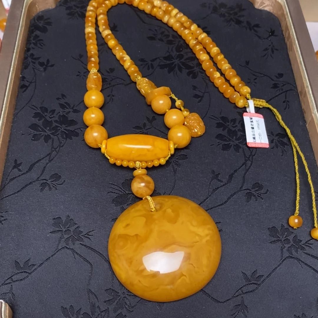 【闪购商品】未镶嵌颈饰蜜蜡项链