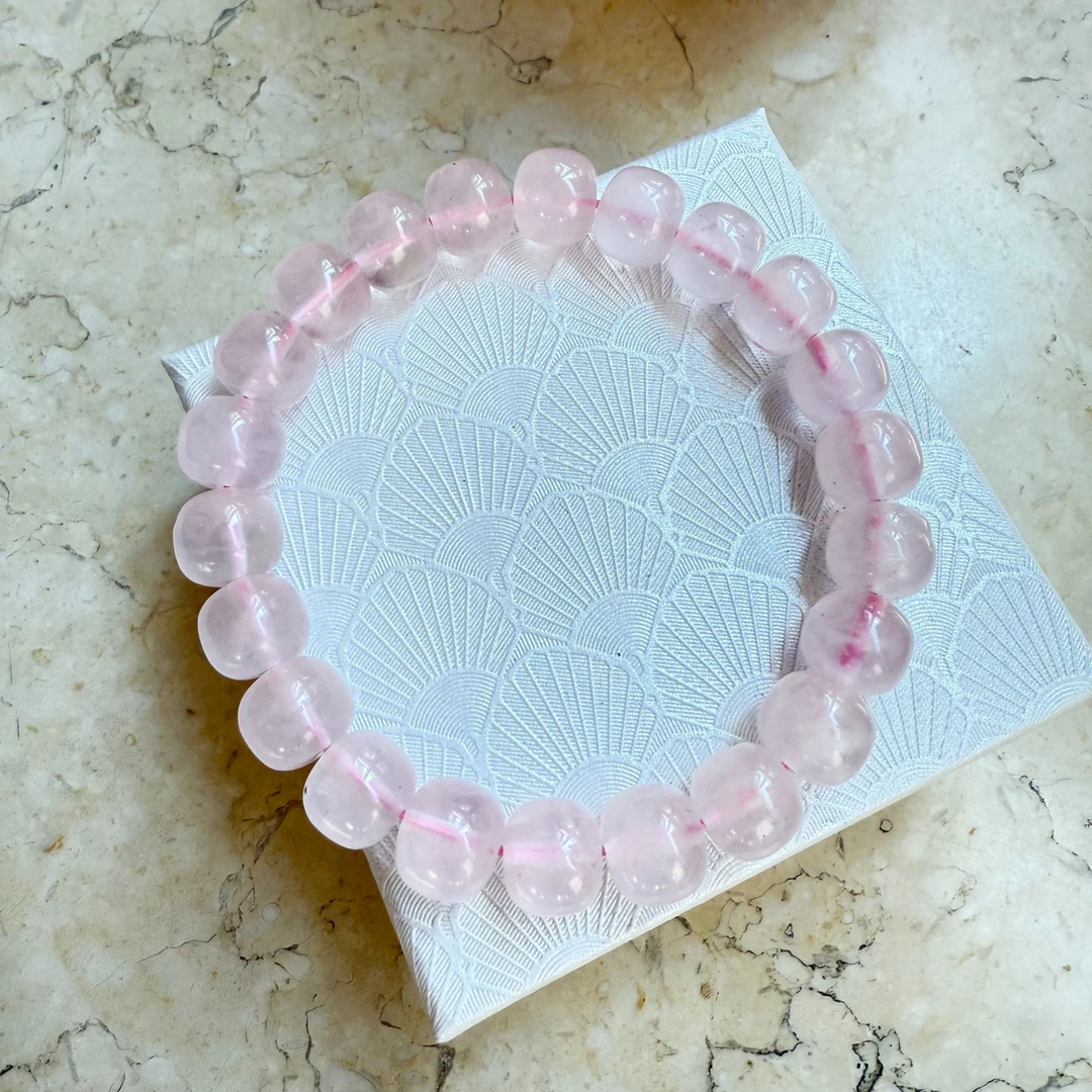 合成金属手链 福利~~粉水--晶手串，超聚轩出品