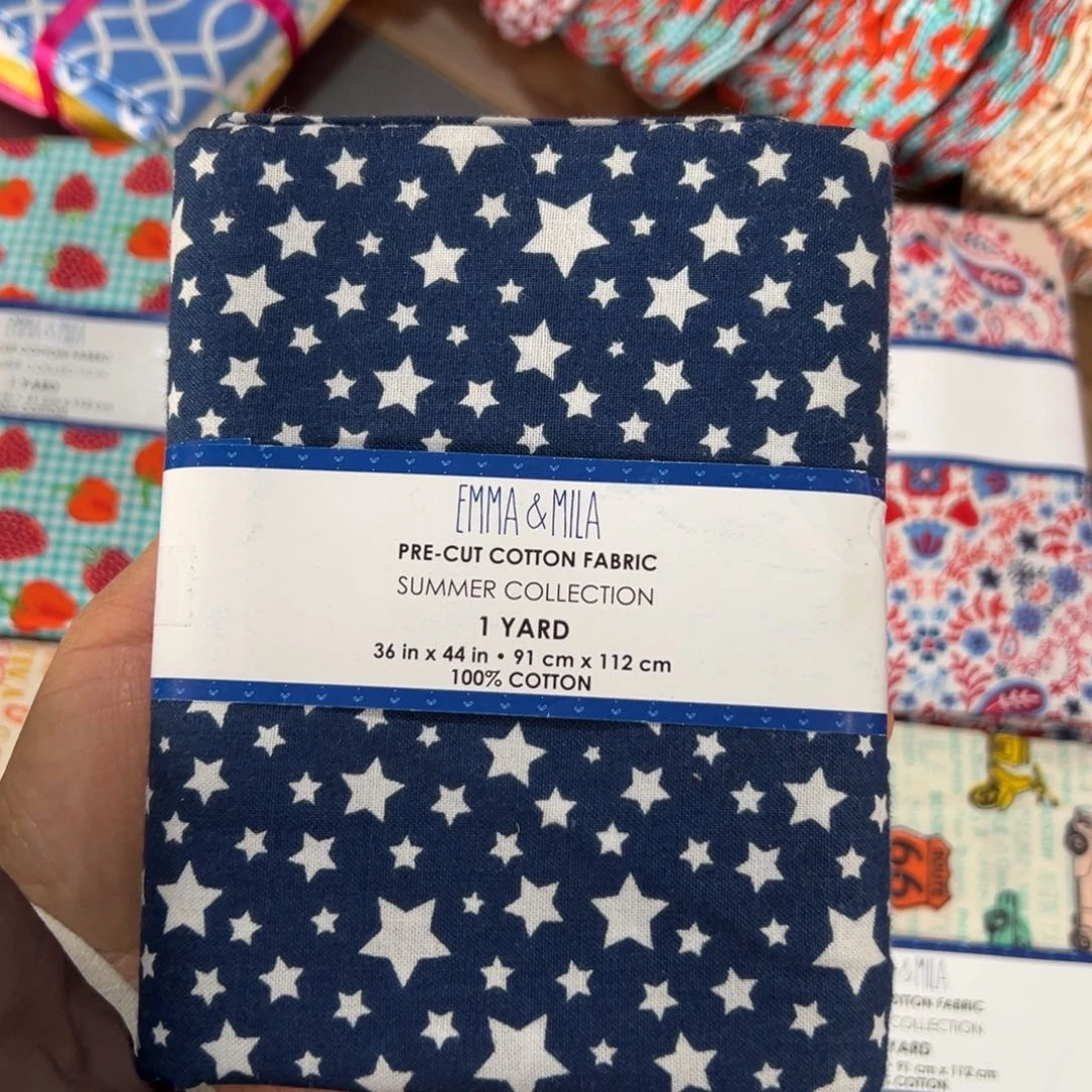 一码品牌原单纯棉平布90长1.1米宽果子布艺小块